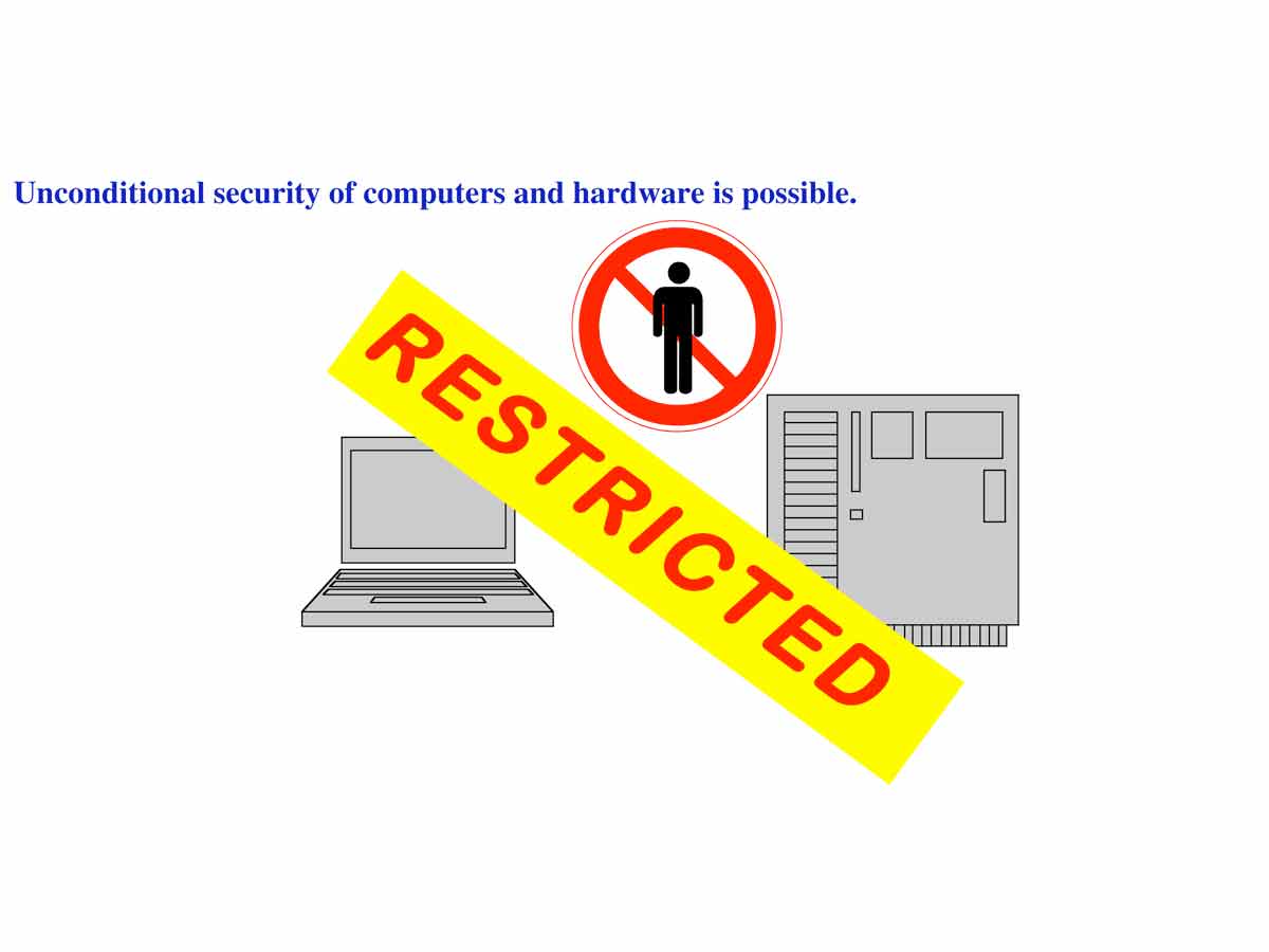 Unconditionally secure computers